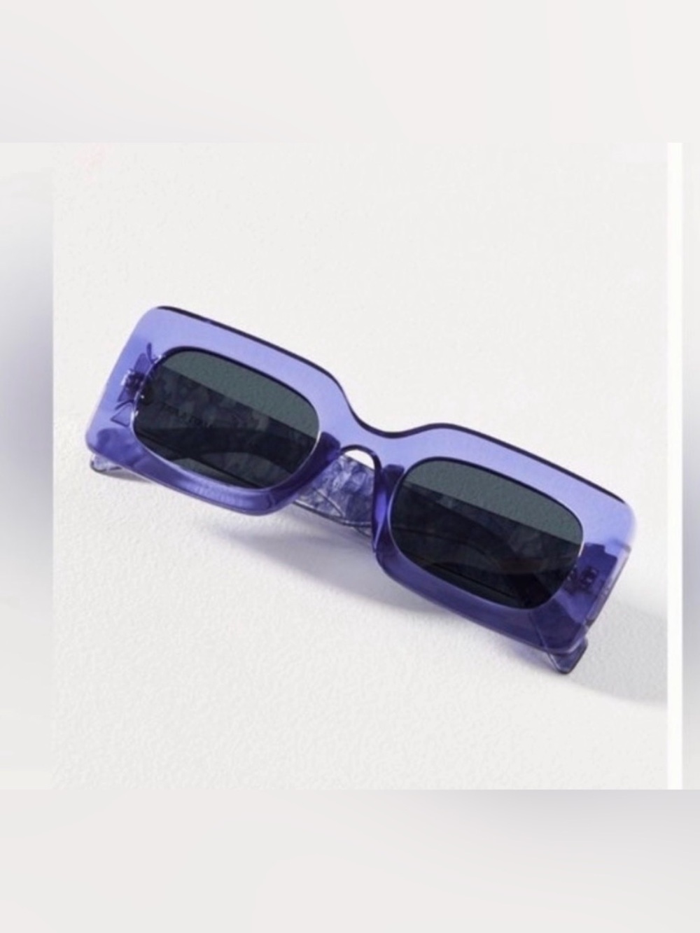 Anthropologie Matt & Nat Purple Rectangular Sunglasses for Women